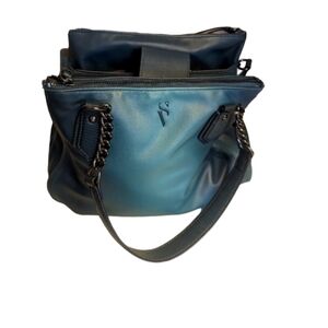 Simply Vera Vera Wang Bedford Triple Entry Satchel Green Ombre